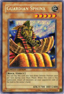Guardian Sphinx MC2-001 Secret Rare Excellent Englisch