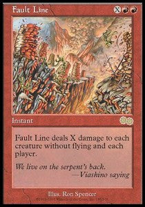 Fault Line USG-185 Rare Light Played Englisch