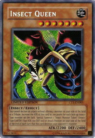 Insektenkönigin CT1-005 Secret Rare Played Deutsch