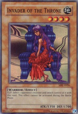 Invader of the Throne MRL-026 Super Rare Light Played Englisch
