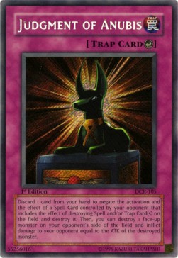 Judgment of Anubis DCR-105 Secret Rare Excellent Englisch