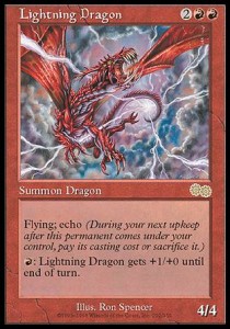 Lightning Dragon USG-202 Rare Played Englisch