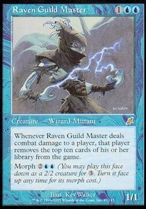 Raven Guild Master SCG-47 Rare Light Played Englisch Foil