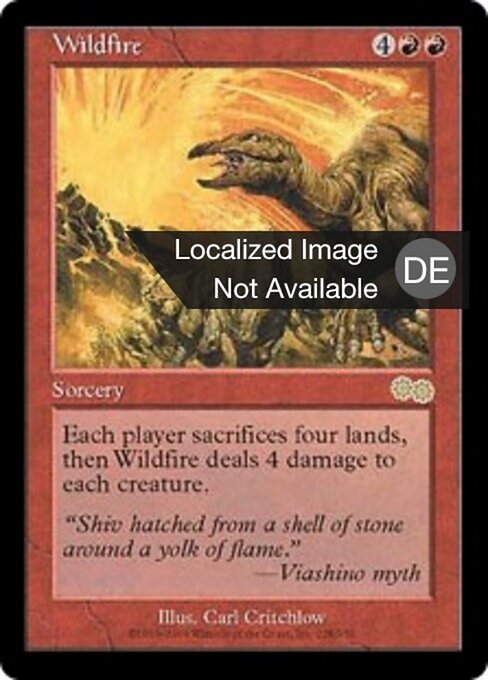 Verbrannte Steppe USG-228 Rare Played Deutsch