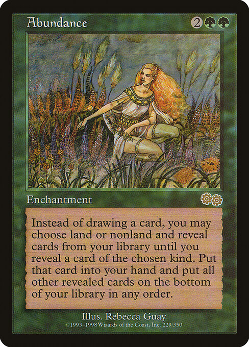 Abundance USG-229 Rare Light Played Englisch