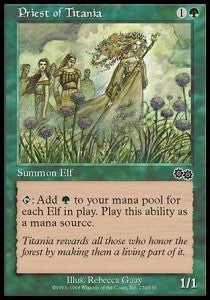 Priest of Titania USG-270 Common Light Played Spanisch