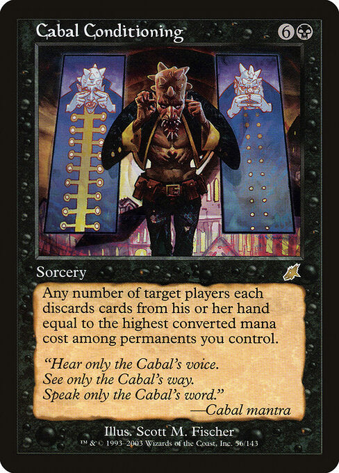 Kabbalisten-Gehirnwäsche SCG-56 Rare Good Englisch Foil