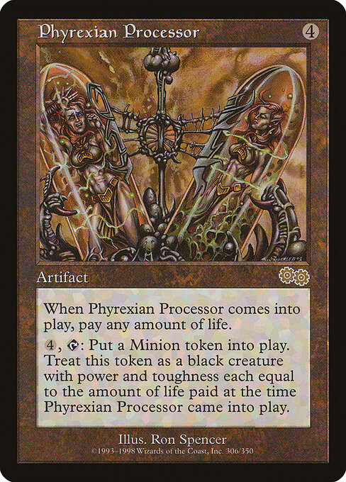 Phyrexian Processor USG-306 Rare Poor Englisch