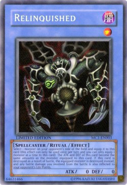 Relinquished MC1-003 Secret Rare Excellent Englisch