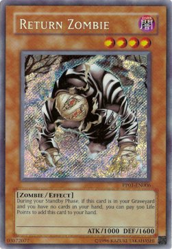 Rückkehrzombie PP01-006 Secret Rare Light Played Deutsch