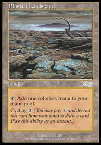 Blasted Landscape USG-319 Uncommon Played Englisch