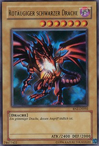 Rotäugiger schwarzer Drache BNZ-002 Ultra Rare Near Mint Deutsch