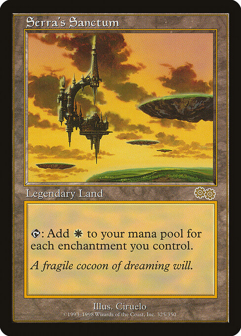 Serra's Sanctum USG-325 Rare Good Englisch