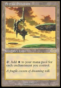Serras Heiligtum USG-325 Rare Light Played Deutsch