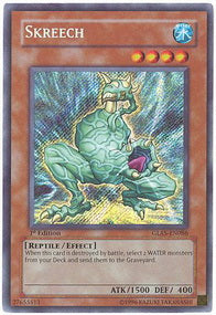 Kreischen GLAS-DE086 Secret Rare Light Played Deutsch