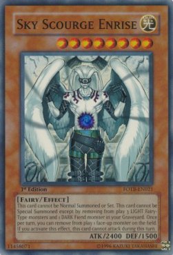 Himmelsplage Enrise (V.1) FOTB-021 Super Rare Excellent Deutsch 1. Auflage