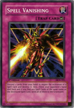 Spell Vanishing DCR-101 Super Rare Played Englisch 1. Auflage