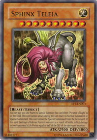 Sphinx Teleia EP1-003 Ultra Rare Excellent Englisch