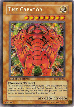 Der Schöpfer EEN-SE2 Secret Rare Light Played Deutsch
