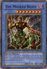 The Masked Beast DL2-001 Super Rare Light Played Englisch