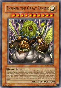 Theinen die Große Sphinx EP1-001 Ultra Rare Light Played Deutsch