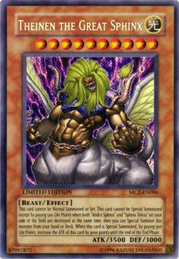 Theinen the Great Sphinx MC2-006 Secret Rare Excellent Englisch
