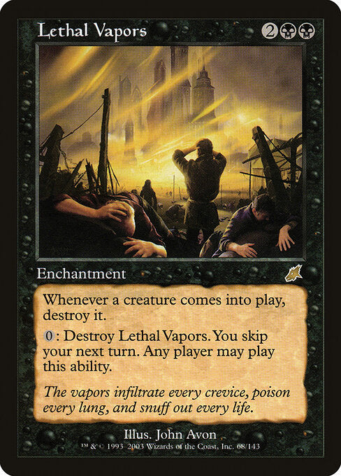 Lethal Vapors SCG-68 Rare Good Englisch