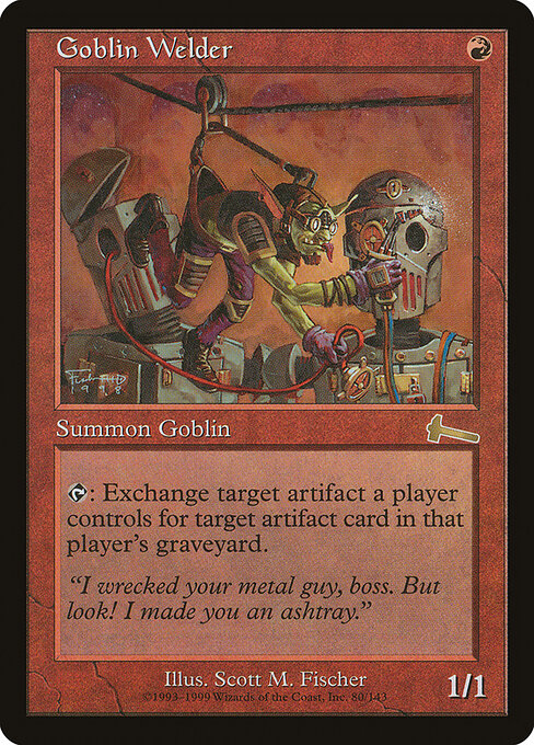 Goblin Welder ULG-80 Rare Light Played Englisch