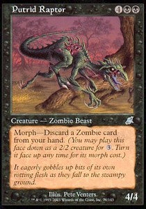 Putrid Raptor SCG-71 Uncommon Good Englisch Foil