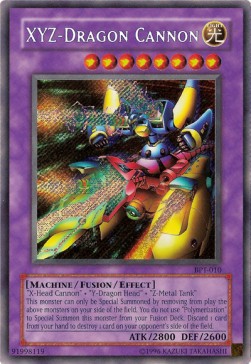 XYZ-Dragon Cannon BPT-010 Secret Rare Played Englisch