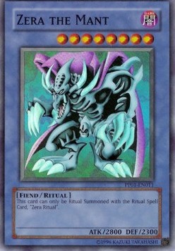 Zera der Mant (V.1) PP01-011 Super Rare Light Played Deutsch