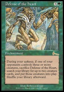 Defense of the Heart ULG-100 Rare Light Played Englisch