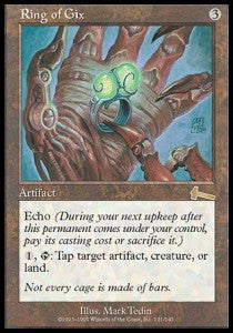 Gix' Ring ULG-131 Rare Light Played Deutsch