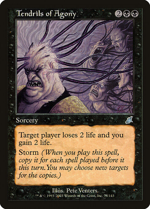 Tendrils of Agony SCG-75 Uncommon Light Played Englisch