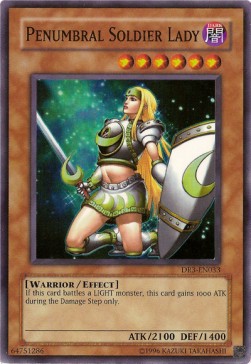 Halbschatten-Kriegerlady DR3-033 Super Rare Played Deutsch