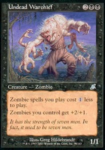 Undead Warchief SCG-78 Uncommon Light Played Englisch