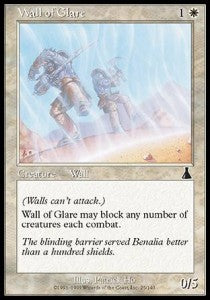 Wall of Glare UDS-25 Common Light Played Englisch Foil