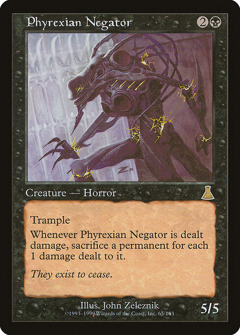 Phyrexian Negator UDS-65 Rare Light Played Englisch