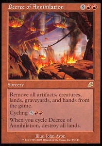 Dekret der Vernichtung SCG-85 Rare Good Englisch
