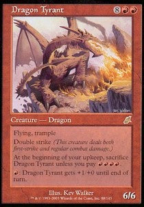 Tyrannischer Drache SCG-88 Rare Played Deutsch