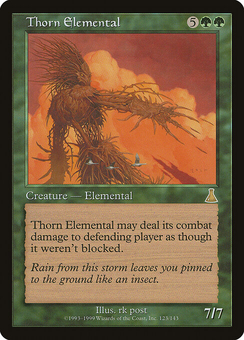 Thorn Elemental UDS-123 Rare Played Englisch