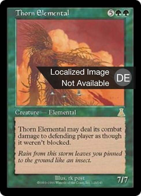 Dornenelementar UDS-123 Rare Played Deutsch