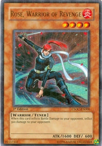 Rose, Kriegerin der Rache (V.1) CSOC-000 Ultra Rare Light Played Deutsch 1. Auflage