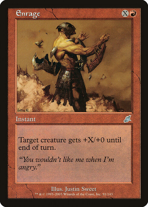 Enrage SCG-91 Uncommon Good Englisch Foil