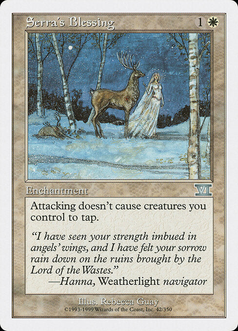 Serra's Blessing 6ED-42 Uncommon Excellent Englisch