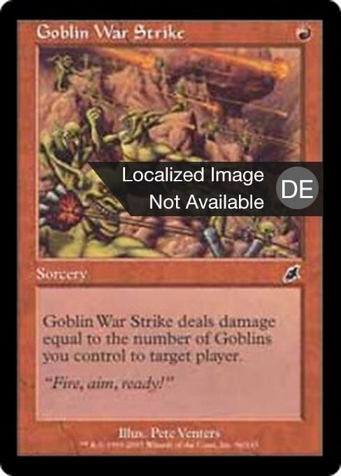 Anschlag der Goblins SCG-96 Common Excellent Deutsch