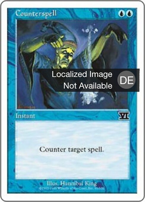 Gegenzauber 6ED-61 Common Light Played Deutsch