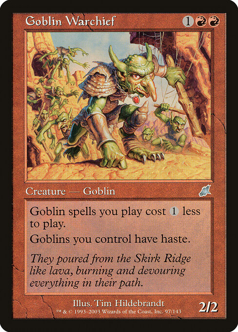 Goblin Warchief SCG-97 Uncommon Excellent Englisch Foil