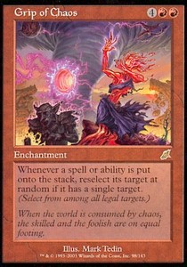 Griff des Chaos SCG-98 Rare Good Deutsch