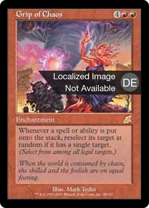 Griff des Chaos SCG-98 Rare Good Deutsch